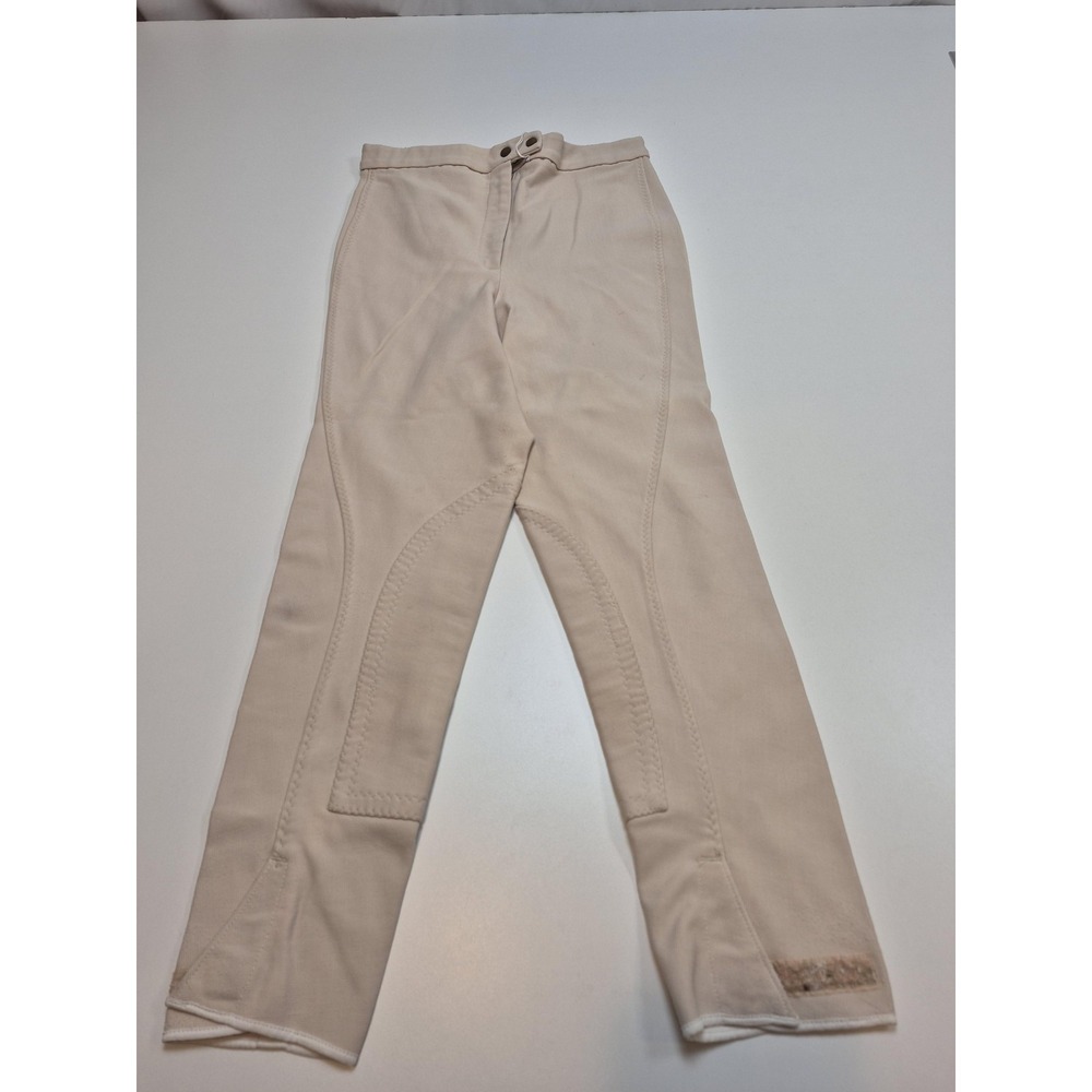Caldene Kids Riding Breeches Beige Jodhpurs Equestrian Pants Size 26